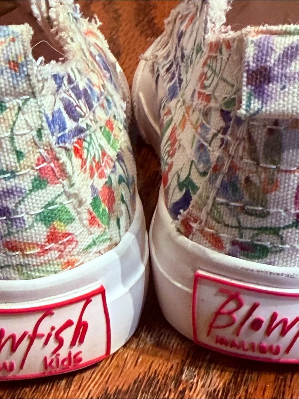 Blowfish Malibu Floral Slip-On Canvas Shoes, toddler sx 5